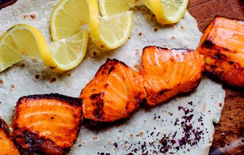 Шашлык из семги