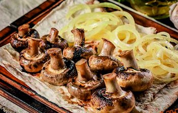 Шашлык из шампиньонов