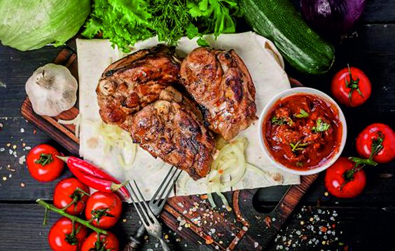 Шашлык из куриных бедер